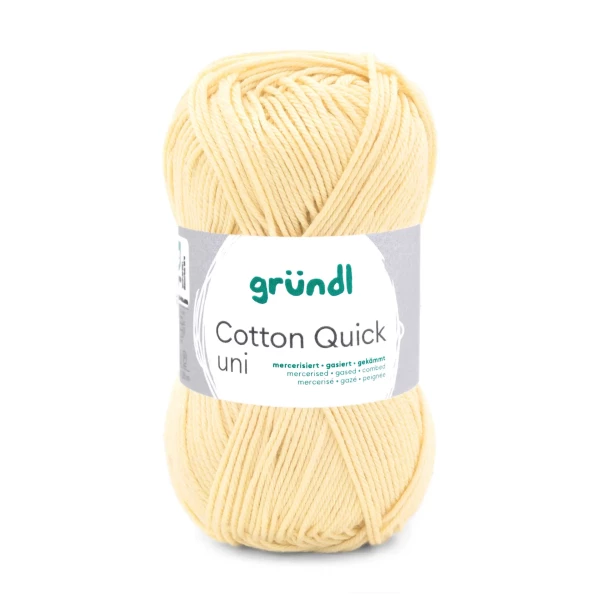 Cotton Quick Uni von gründl-Pastellgelb