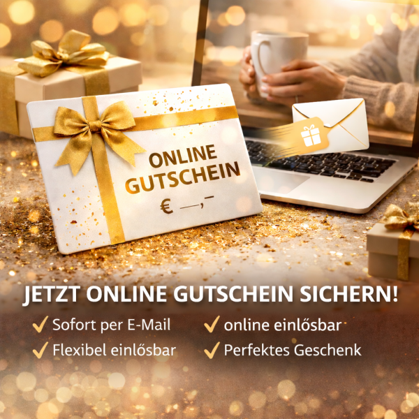 Online Gutschein – flexibel verschenken & sofort einlösbar