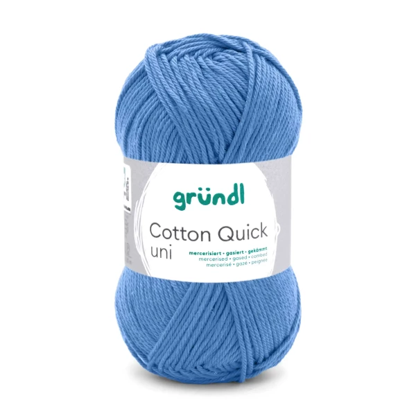 Cotton Quick Uni von gründl-Ozean