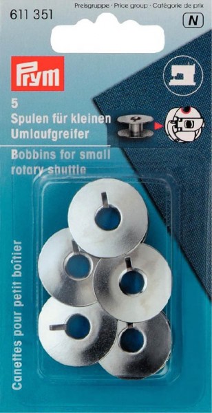 Nähmaschinenspulen, Stahl, kleiner Umlaufgreifer 21,2mm