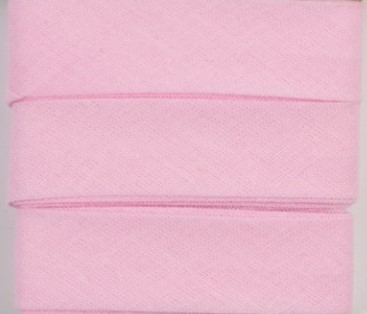 Baumwoll-Schrägband Uni Rosa