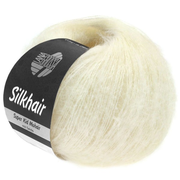 LANA GROSSA Silkhair Weiß