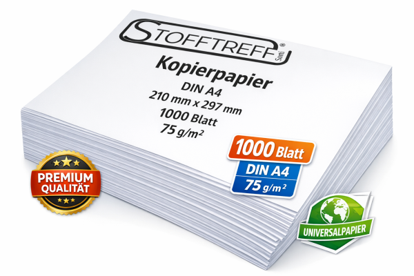 Kopierpapier-A4-75g-1000 Blätter-Holzfrei