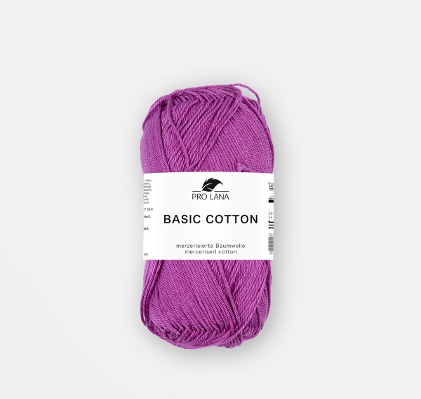 Basic Cotton Baumwoll-Häkelgarn-Hyazinth