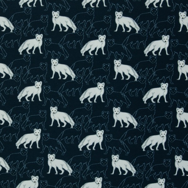 BAUMWOLLJERSEY ARCTIC ANIMALS von Swafing