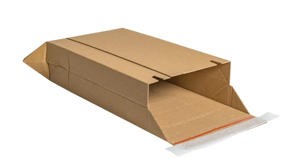 Kleinpaket Versandtasche A4+ 250x350x80 mm – stabile Wellpappe