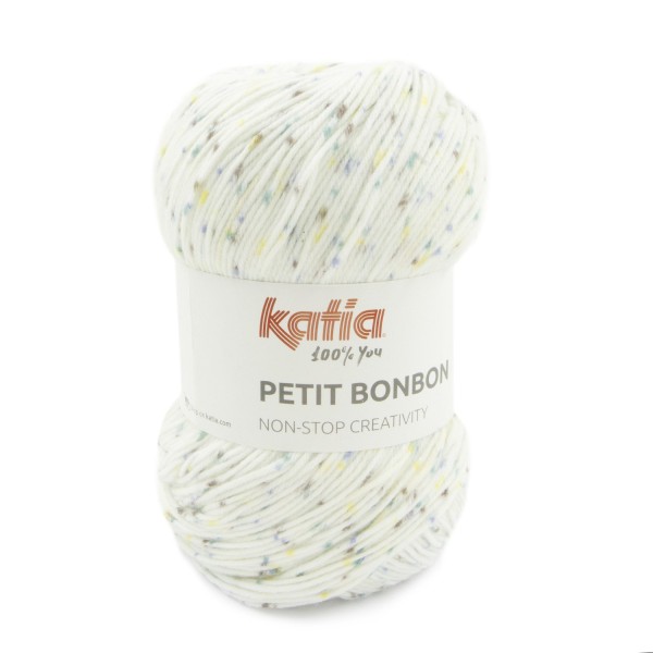 Petit Bonbon Wolle von KATIA-Gelbgrün-Perlbrombeer