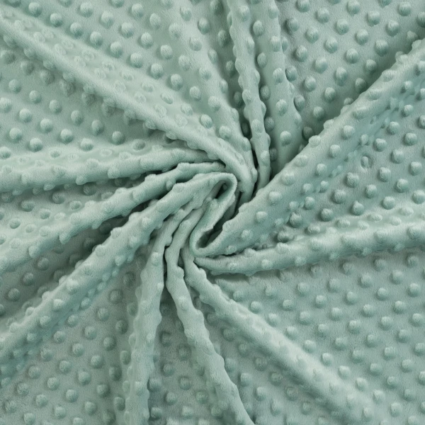 Minky Stoff-Chantal-Pastel Mint