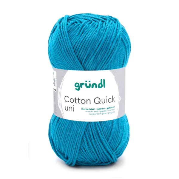 Cotton Quick Uni von gründle-Petrol