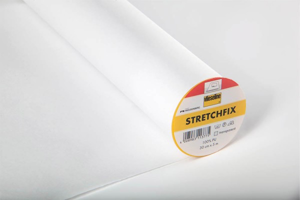 Stretchfix-Verbinden und Applizieren von Stoffen-Weiß