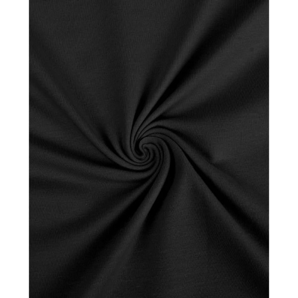 Baumwolljersey YARA Schwarz 69