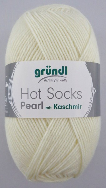 Gründl Hot Socks Pearl uni – Sockenwolle mit Merino & Kaschmir – 50 g / 200 m