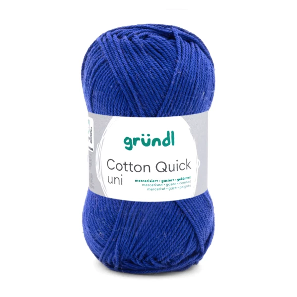 Cotton Quick Uni von gründl-Marineblau
