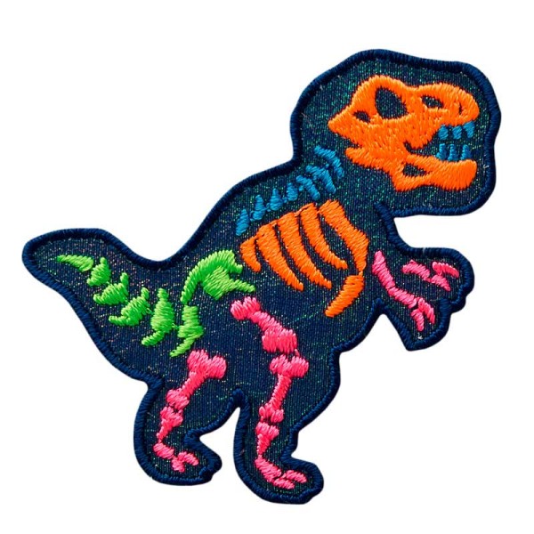 Dinosaurier Tyrannosaurus blau/bunt