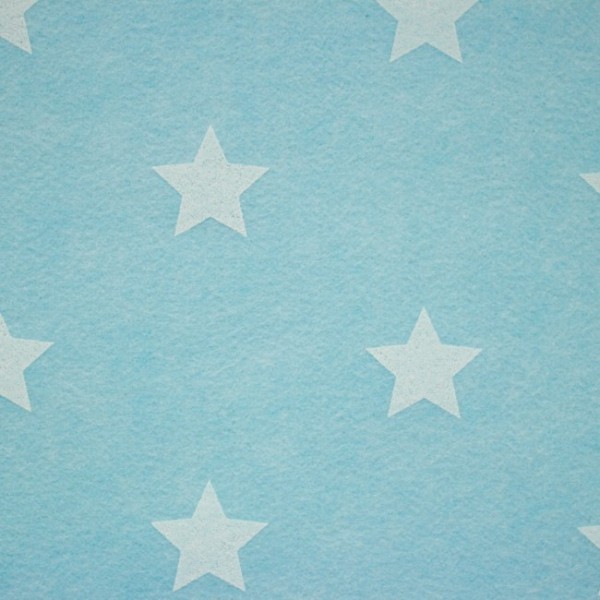 3,0 mm Filz-Stars-90 cm breit-Hellblau meliert