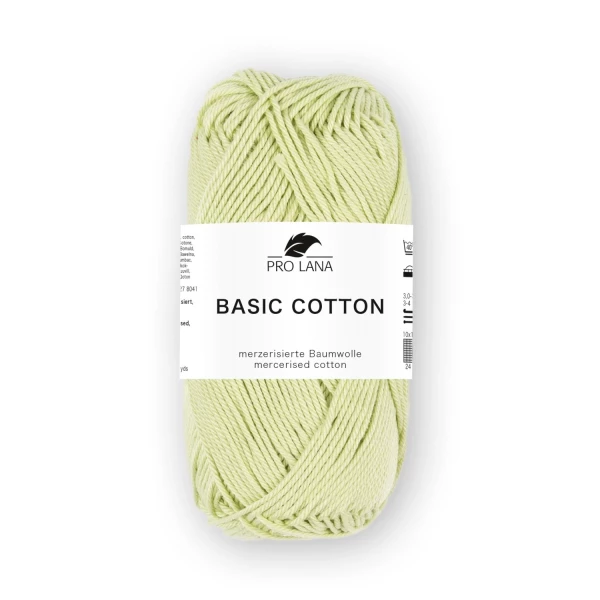 Basic Cotton Baumwoll-Häkelgarn-Kiwigrün