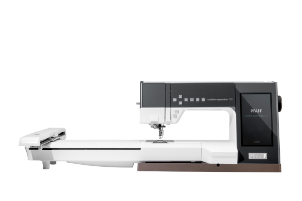 PFAFF® creative expression™ 750 – Premium Näh- & Stickmaschine mit ActivStitch™, Kamera, Laserführun