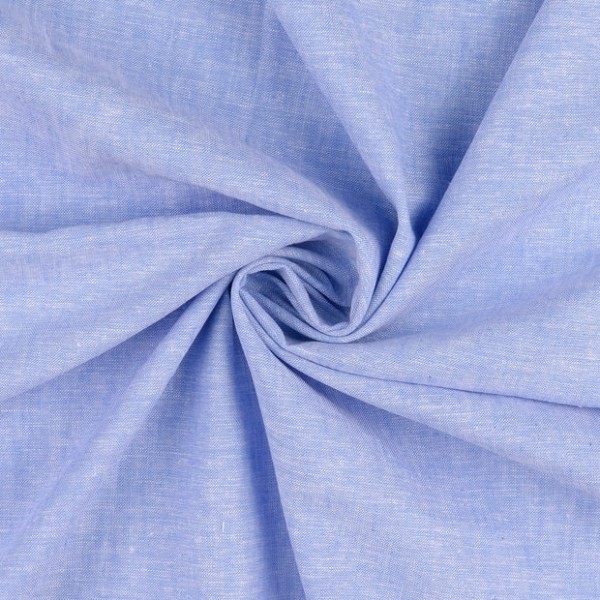 Leinenstoff Uni Blau