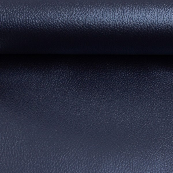 REX-Metallic Lederimitat von Swafing Dunkelblau