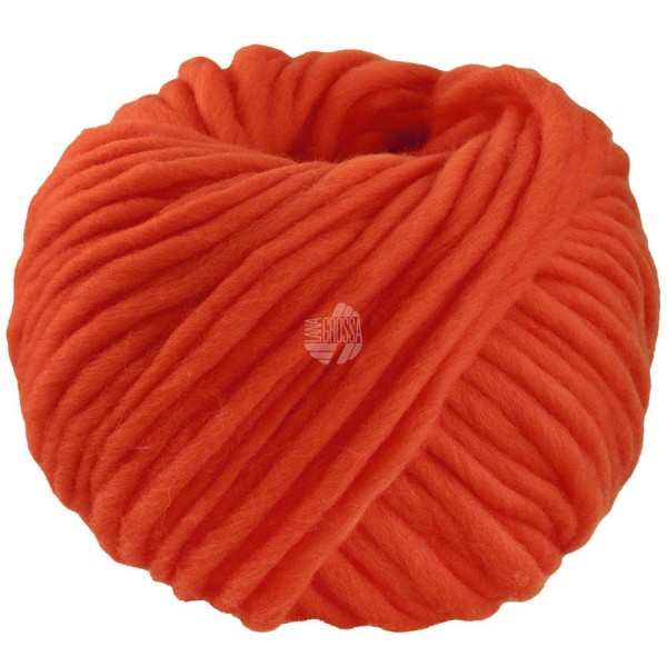 Confetti UNI von LANA GROSSA-Kürbisrot