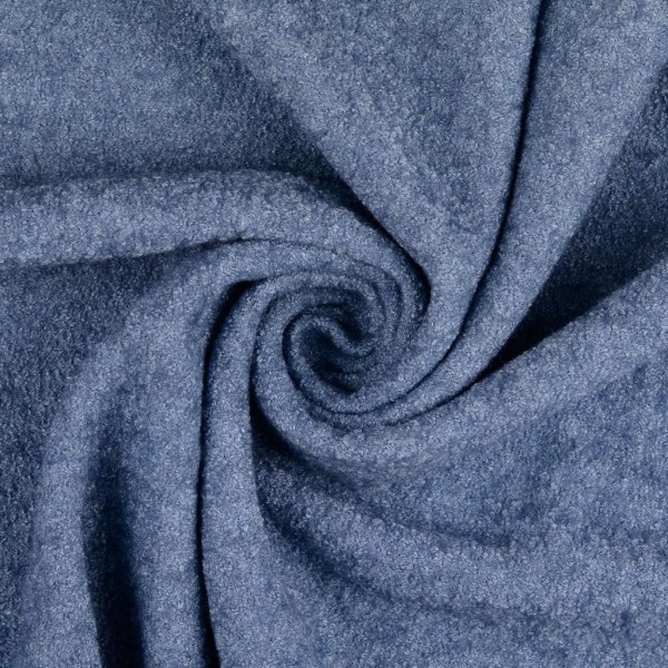 Wool Boucle-BEA-Jeansblau