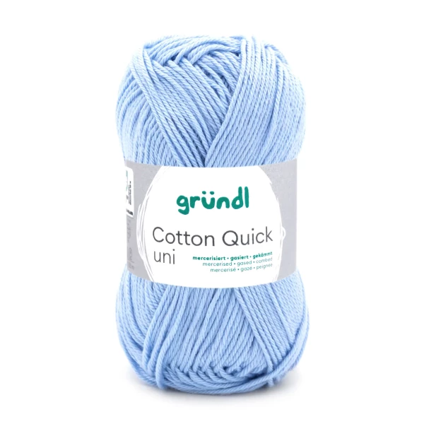 Cotton Quick Uni von gründl-Himmelblau