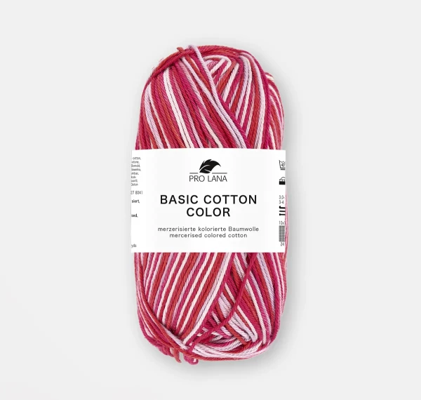 Basic Cotton Color Baumwoll-Häkelgarn-Red