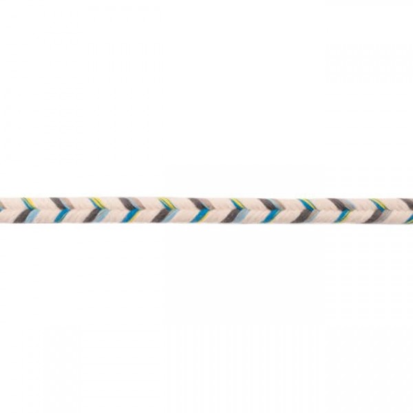 Baumwollkordel-Fischgrätenmotiv-Aqua