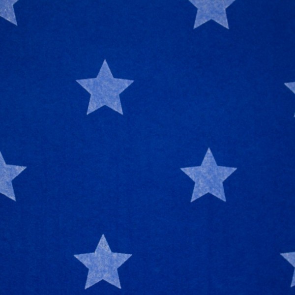3,0 mm Filz Stars kobalt – 90 cm breit | Filzstoff mit Sternen