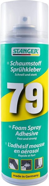 STANGER Schaumstoff 79 Sprühkleber 500 ml – Profi Kontaktkleber für Schaumstoff, Stoff, Holz & Metal