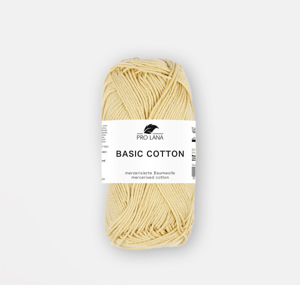 Basic Cotton Baumwoll-Häkelgarn-Honig