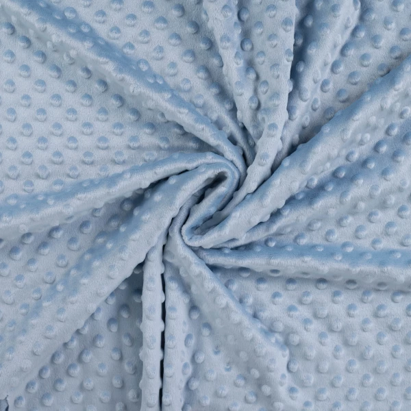 Minky Stoff-Chantal-Soft Blue