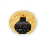 Merino Pur 125 Wolle-Handstrickgarn-Gelb