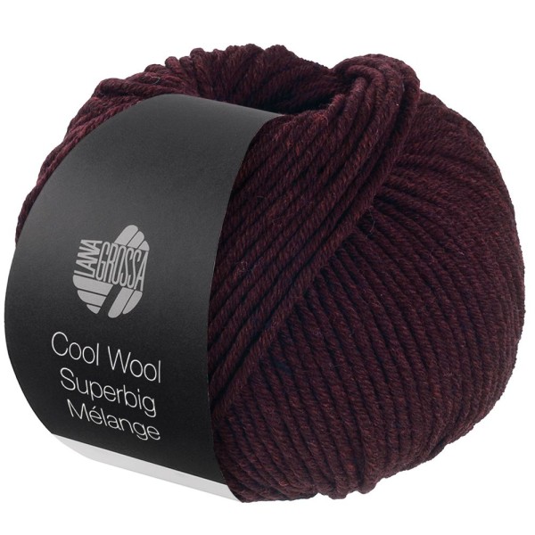 Cool Wool Superbig Melange-Burgund
