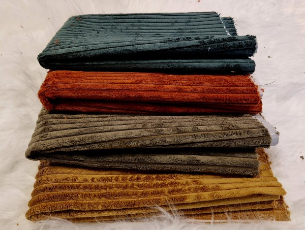Stoffpaket Cord-Samt WANJA-4 Farben