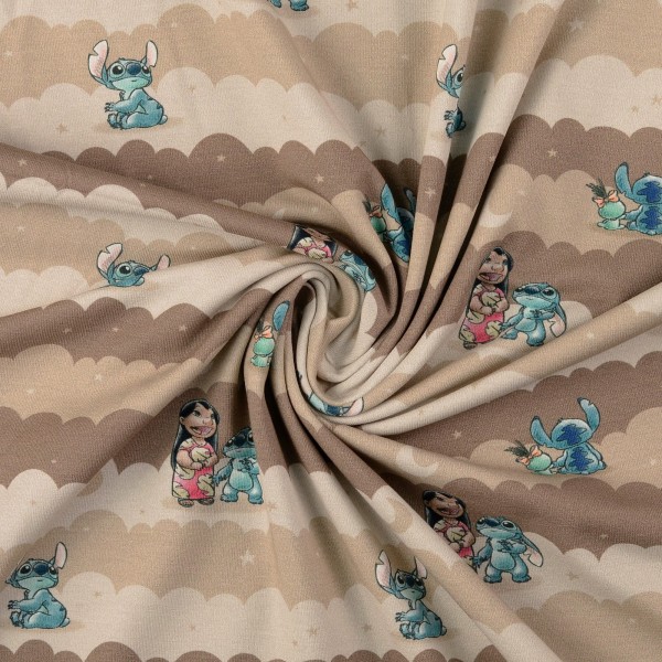 Baumwoll Jersey mit Lilo & Stitch