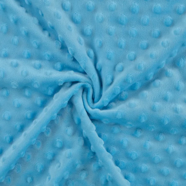 Minky Stoff-Chantal-Aqua
