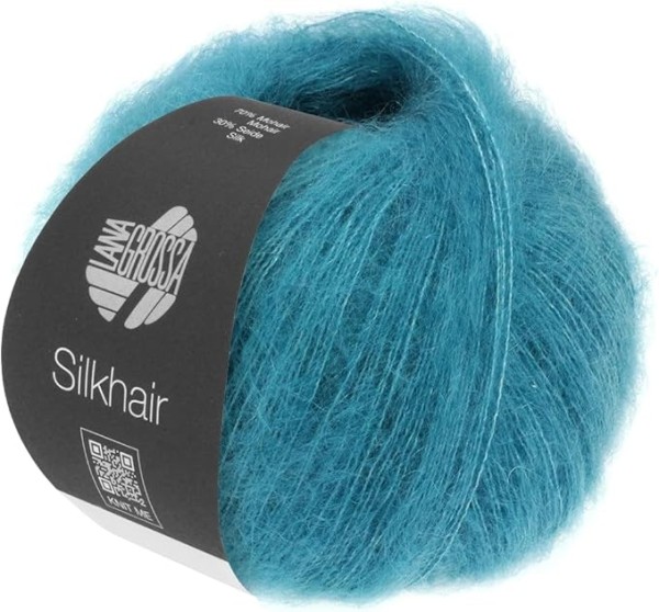 LANA GROSSA Silkhair Azurblau