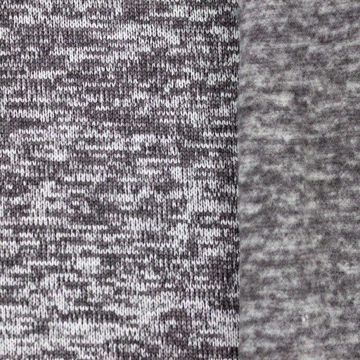 Strickfleece-KARINA-Grau